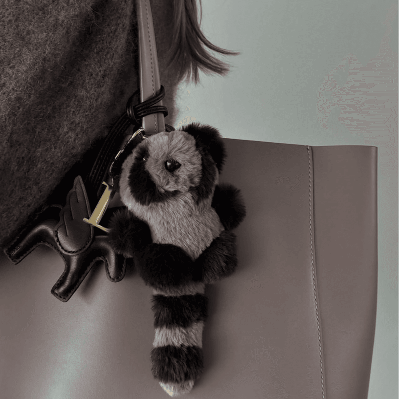 Bag Charm Pony - black