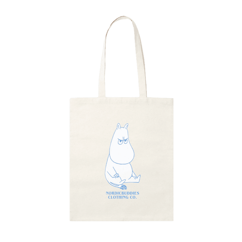 Moomin Tote bag Mummitrollet - Hvit / blå