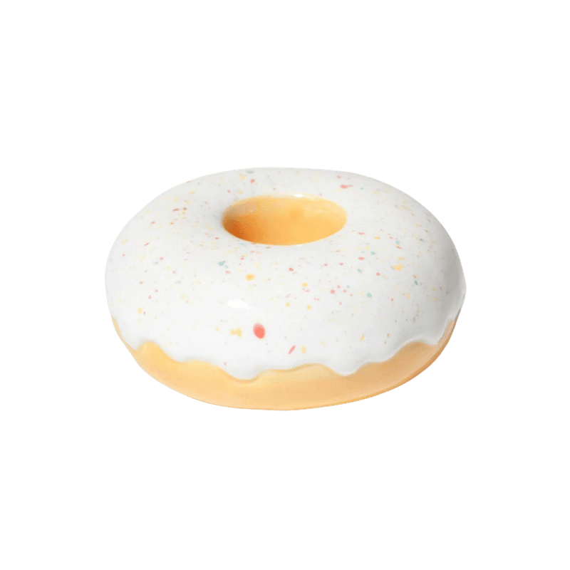 Lysestake - Donut sprinkle white