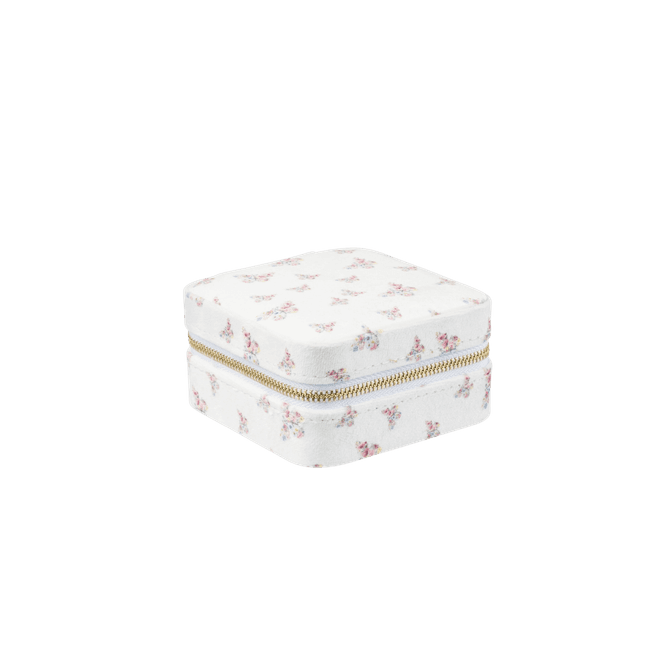 Hovedbilde Smykkeskrin Mini - Velvet Off White Butterfly 