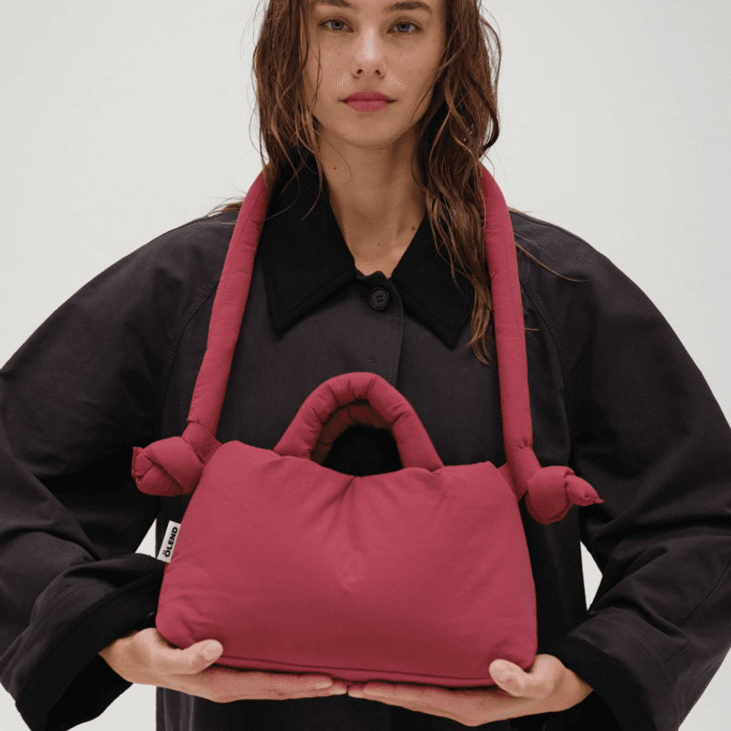 Mini ona soft bag - cherry red