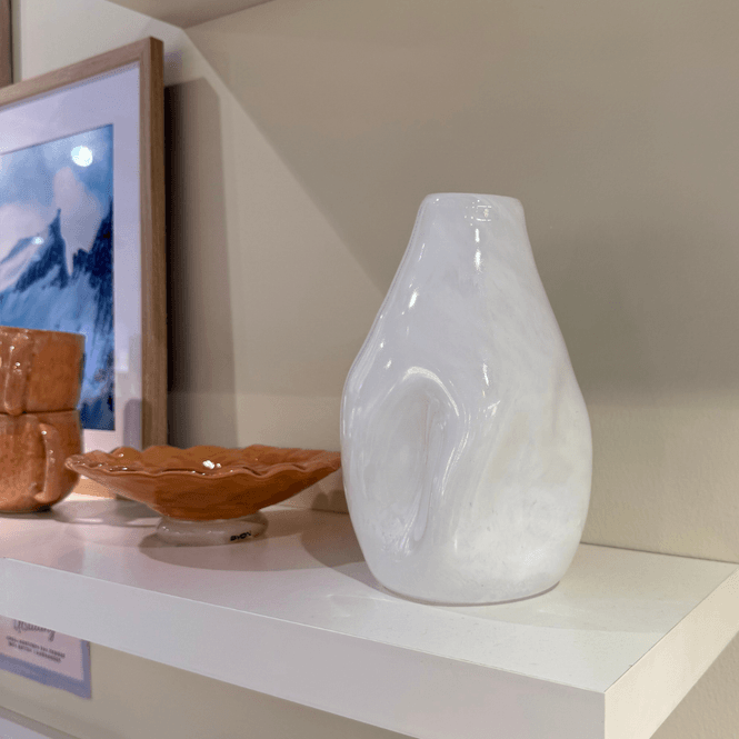 Hovedbilde Valk Vase Stor Hvit