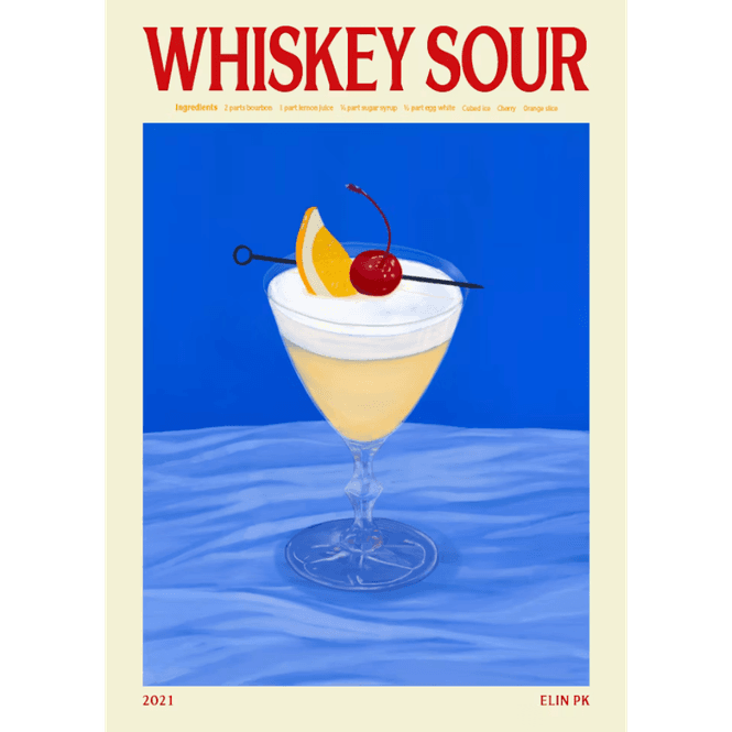 Hovedbilde Elin PK Whiskey Sour Drink Poster
