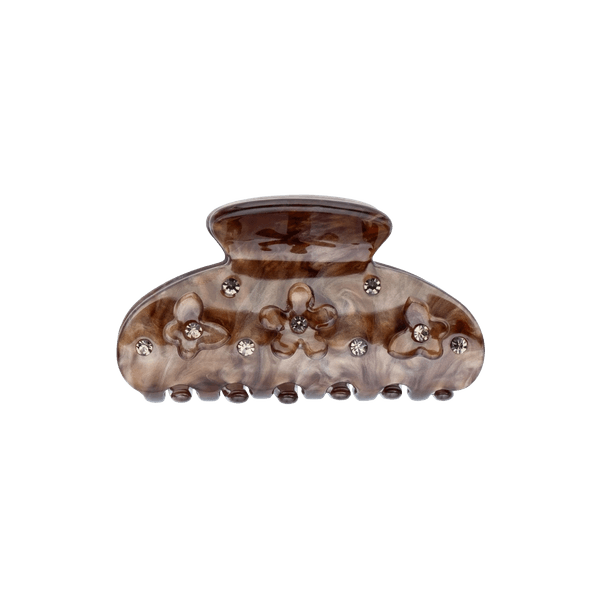 Hovedbilde Flower hårklipe small - Chocolate Brown
