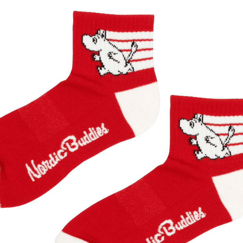 Moomin ankelsokker active - Rød