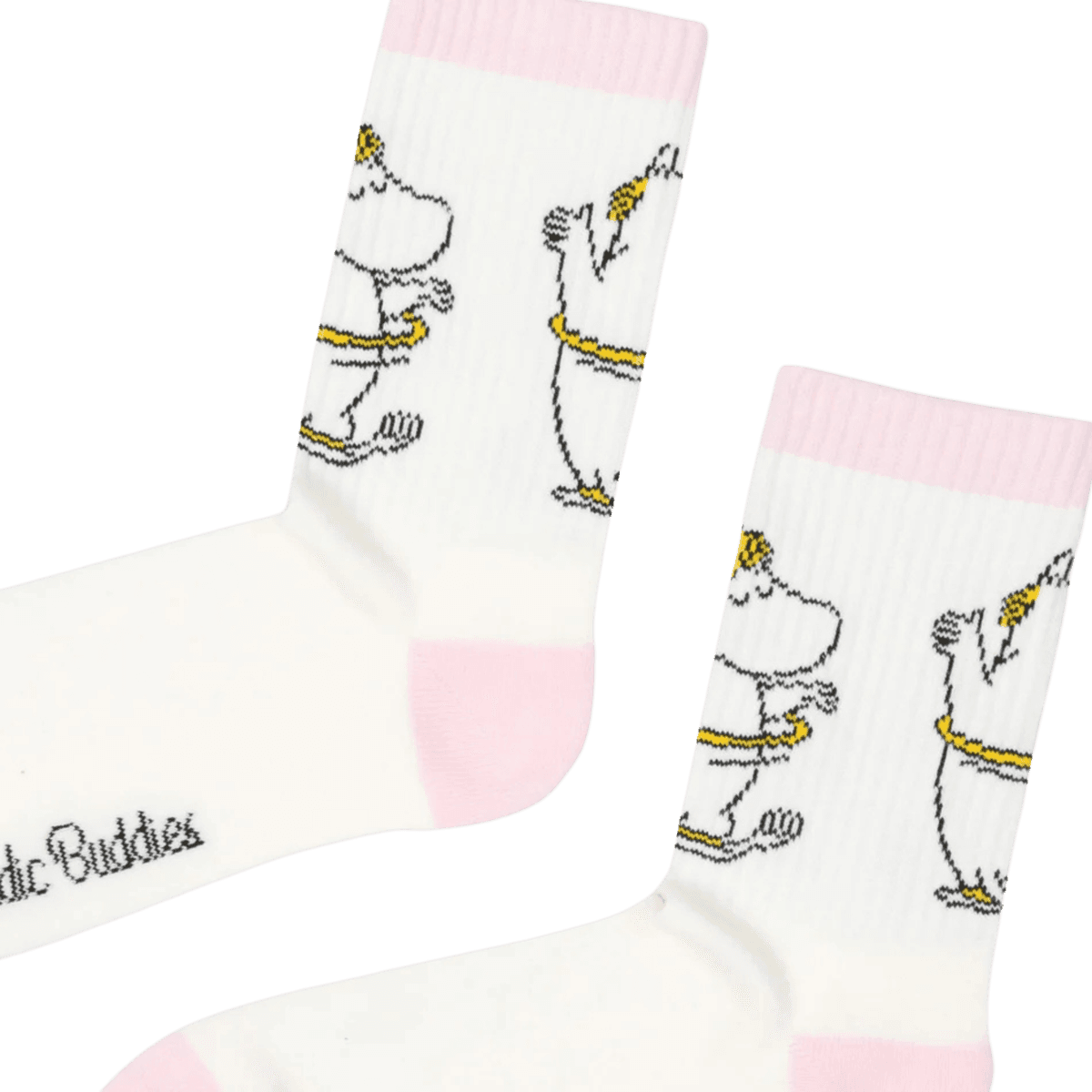 Moomin Retro sokker Snorkfrøken - Hvit/rosa