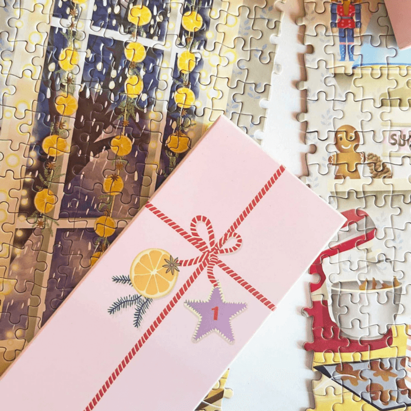 SWEET CHRISTMAS Puslespillkalender - 1000