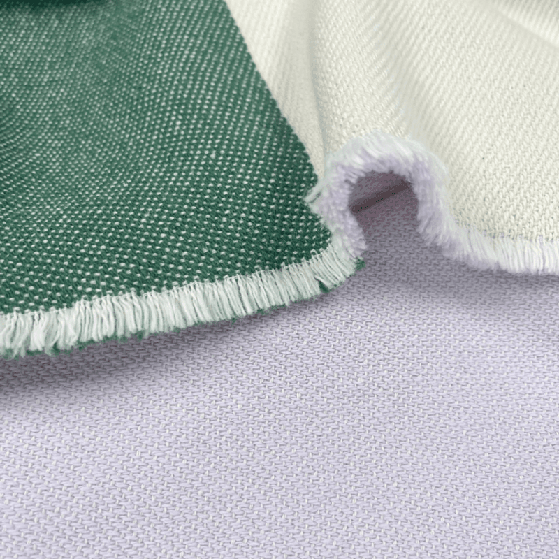 Check Bold Blanket Lilac Forest - 100% bomull