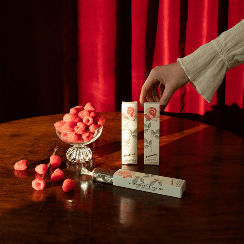 Karamellbar –hvit sjokolade & bringebær