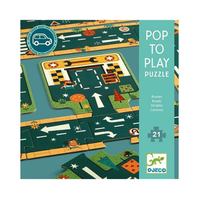 Hovedbilde Bilbane - gulvpuslespill