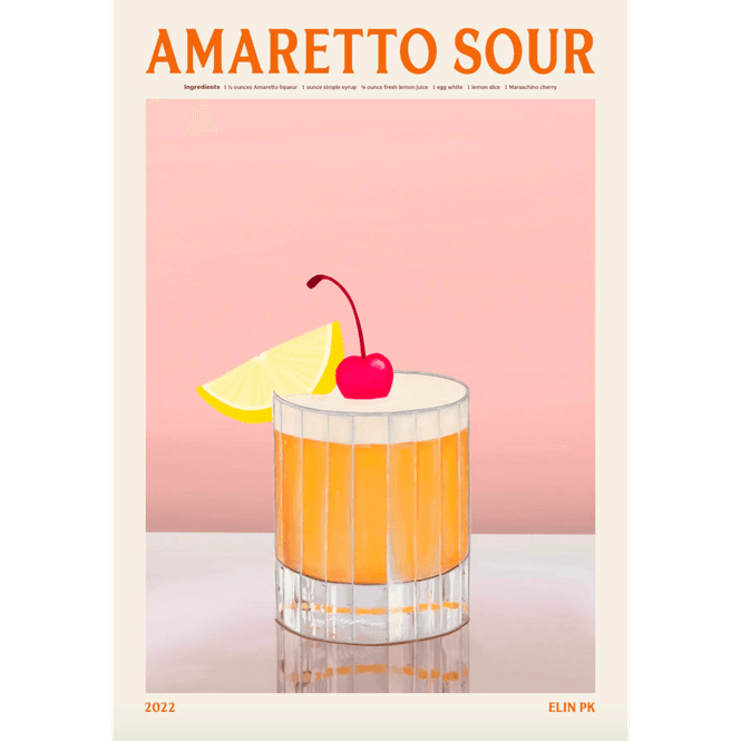 Hovedbilde Elin PK Amaretto Sour Drink Poster