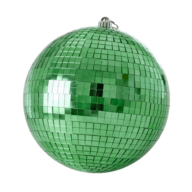 Hovedbilde Diskokule stor - Grønn