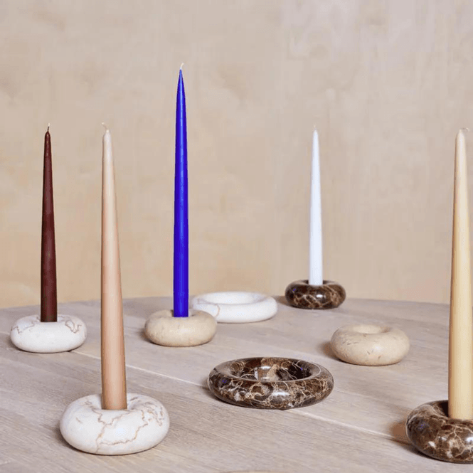 Hovedbilde Savi Marmor lysestake - offwhite