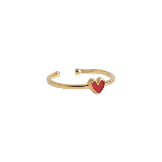 Hovedbilde ENAMEL RING, Amore - Rød