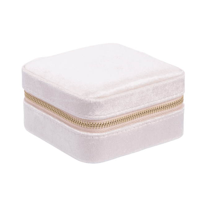 Hovedbilde Smykkeskrin Mini - Velvet sparkled pale rose 