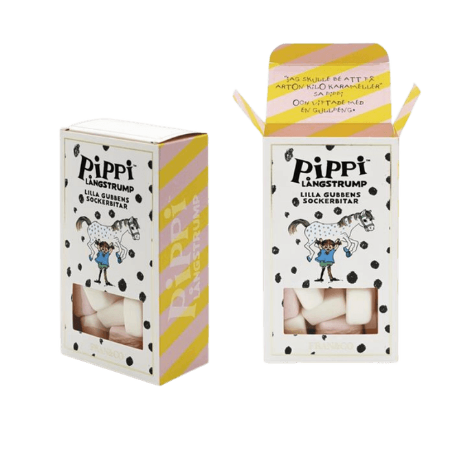 Hovedbilde Pippi Lilla Gubbens sukkerbiter - vanilje og ...