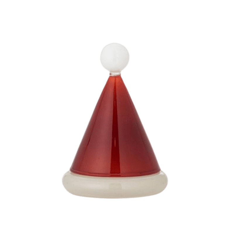 Tannpirkeholder - rød glass