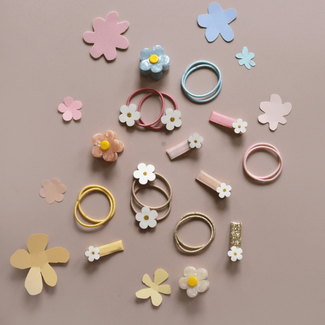 Hovedbilde mini daisy hårspenner 4pk 