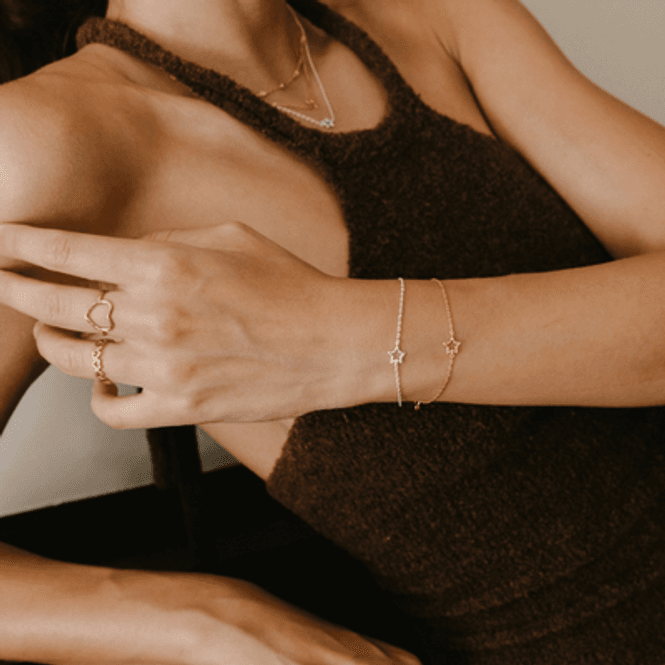 Hovedbilde Bracelet silver, Organic Star