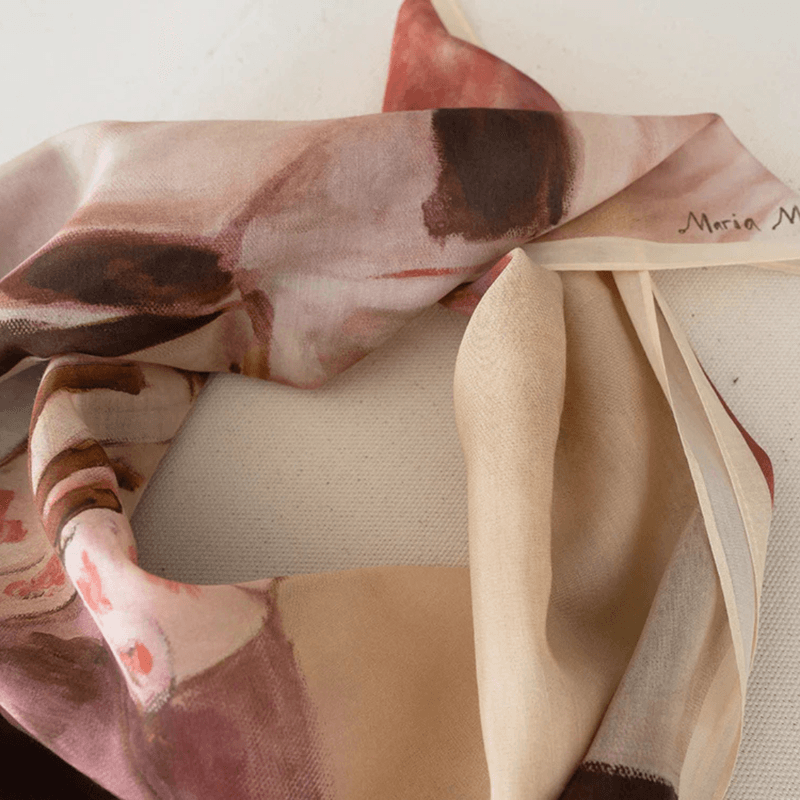 Whispers at closing limited edition scarf - bomulls - silke 