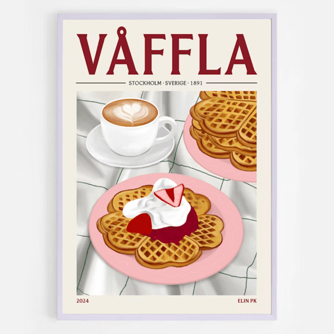 Hovedbilde Ramme i eik - pastell lilla