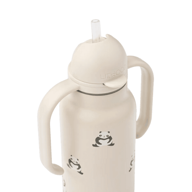 Hovedbilde Kimmie vannflaske 250 ml - Mini panda / Sandy