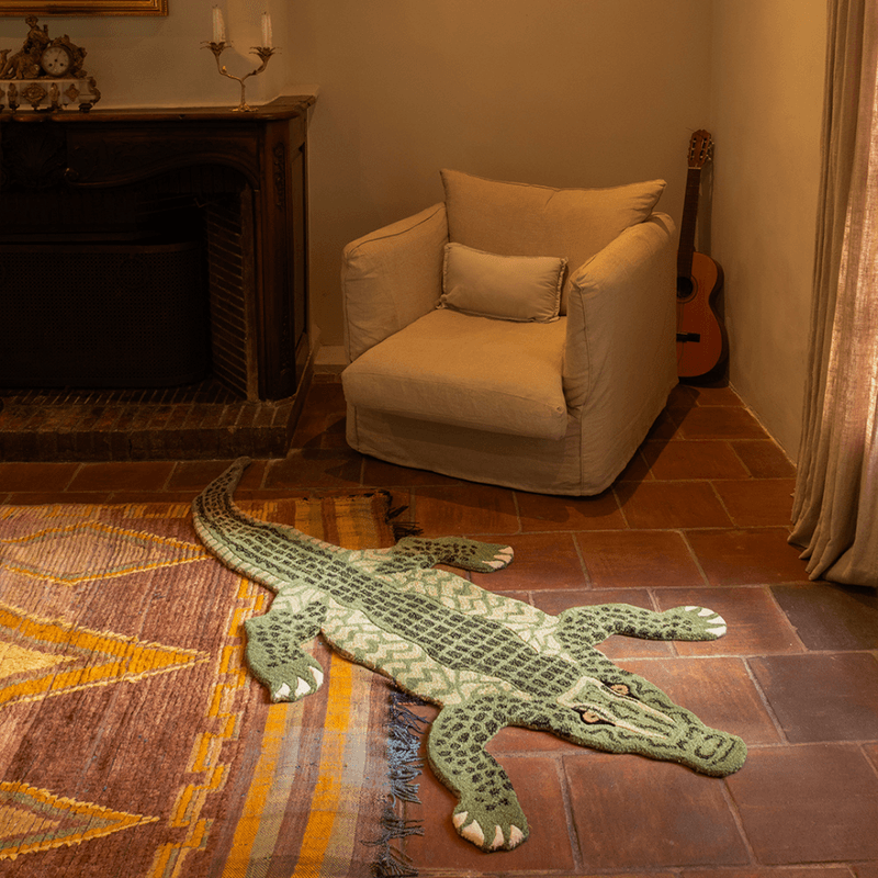 Coolio Crocodile Rug Large * FORHÅNDSBESTILLING