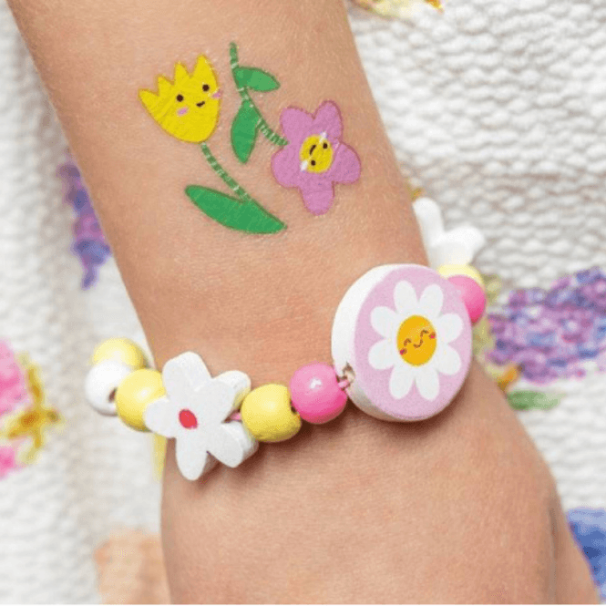 Hovedbilde DIY armbånd og tatovering - Blomster