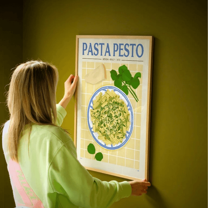 Hovedbilde Elin PK Pasta Pesto 2 Food Poster