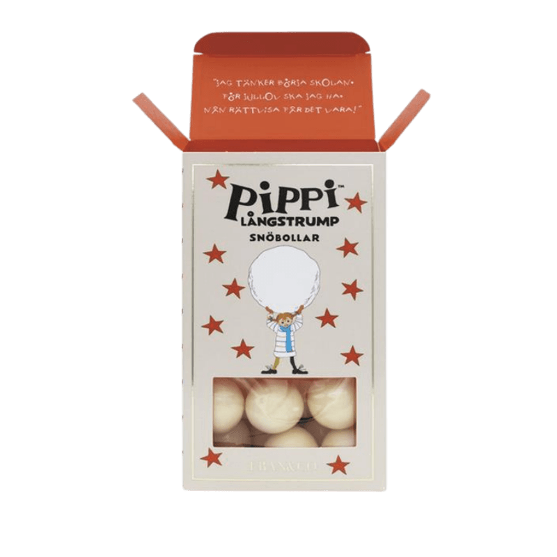 Pippi Snøballer - maiskuler med hvit sjokolade