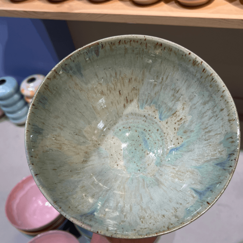 Spring bowl - Whispy Mint Crystal