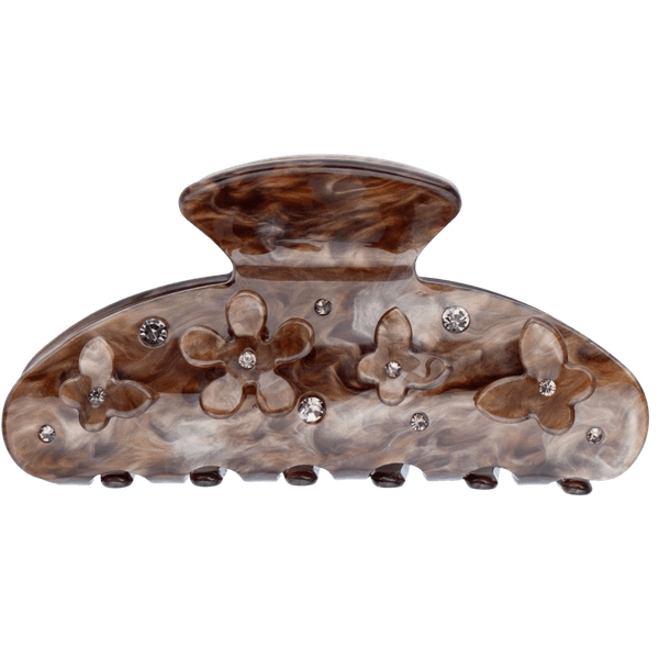 Hovedbilde Flower hårklipe - Chocolate Brown