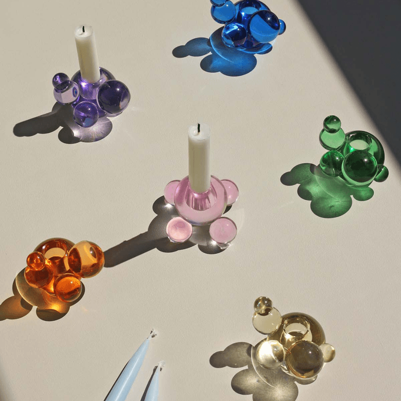bobble lysestake - Rosa