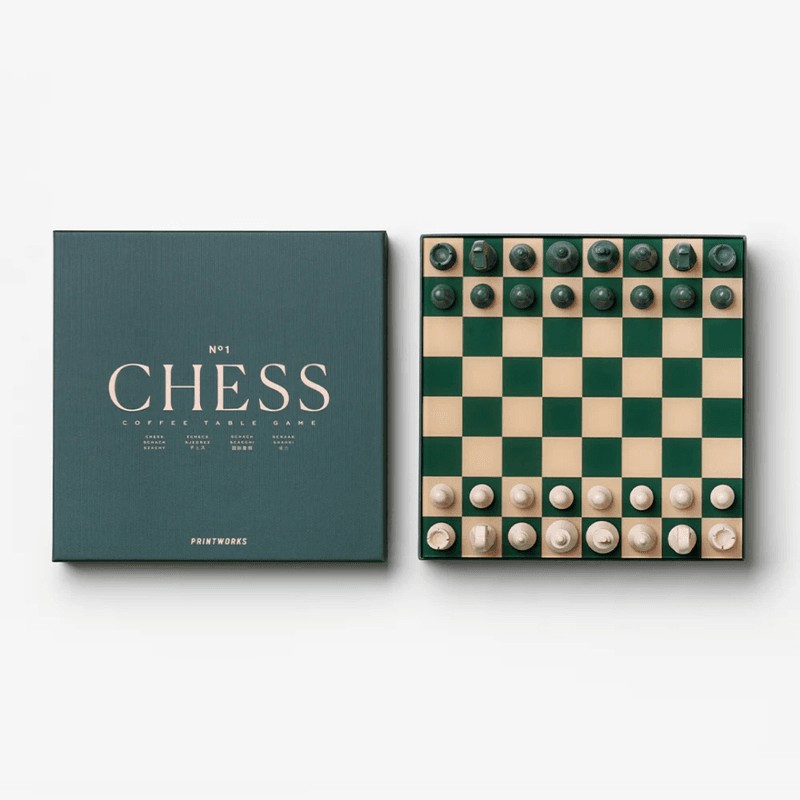 Brettspill - Chess grønn 