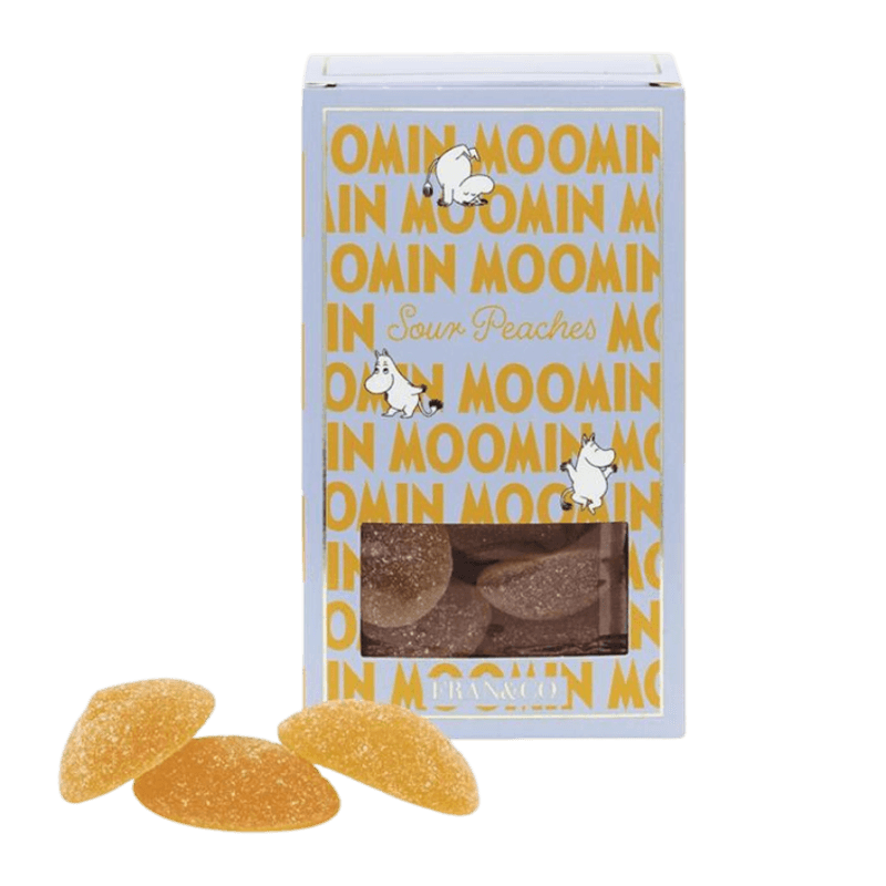 Moomin Sour Peaches - fersken godteri