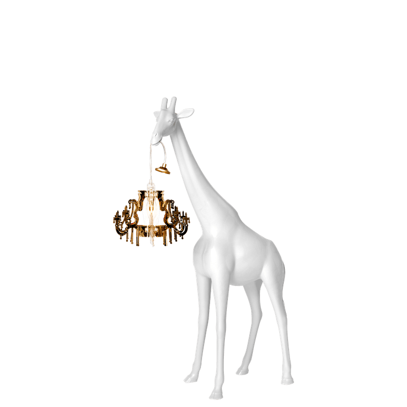 Giraffa in love XS white