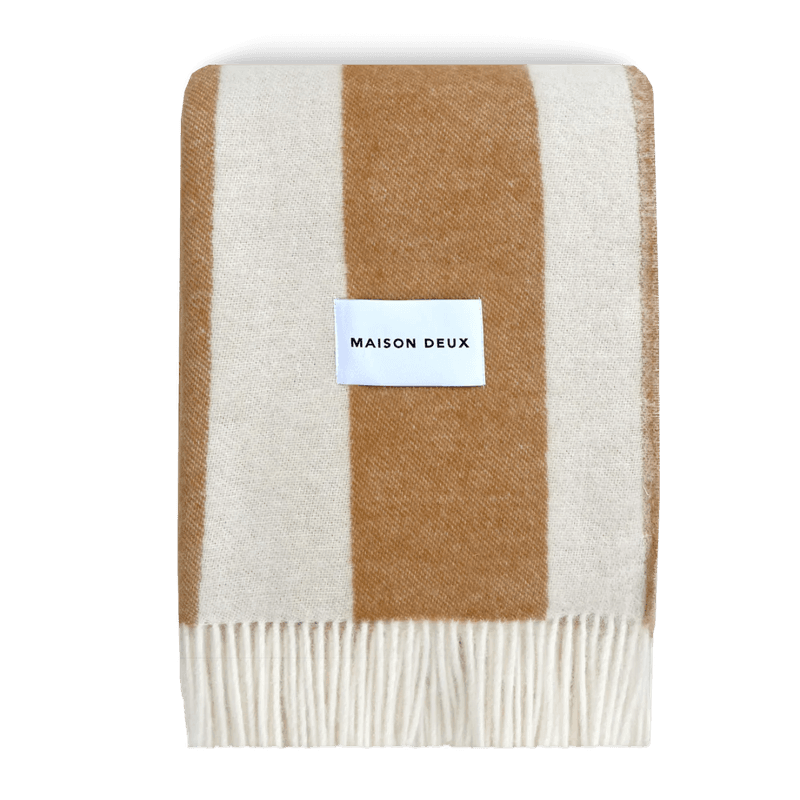 Rough Stripe ullpledd -  Terra