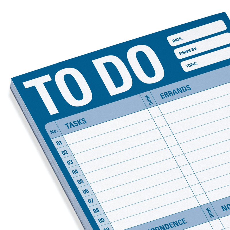 To do liste - notatblokk - knock knock