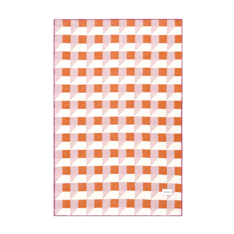 Cubics ullpledd  - Pink Carrot