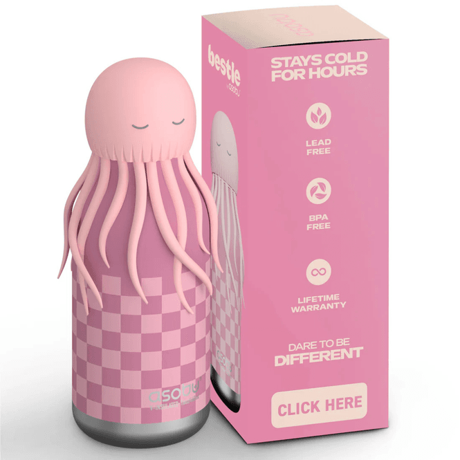 Hovedbilde BESTIE VANNFLASKE - BLEKKSPRUT 