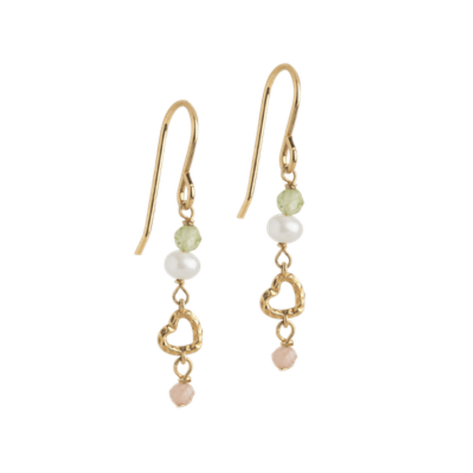 Hovedbilde ENAMEL Earrings - Organic Heart