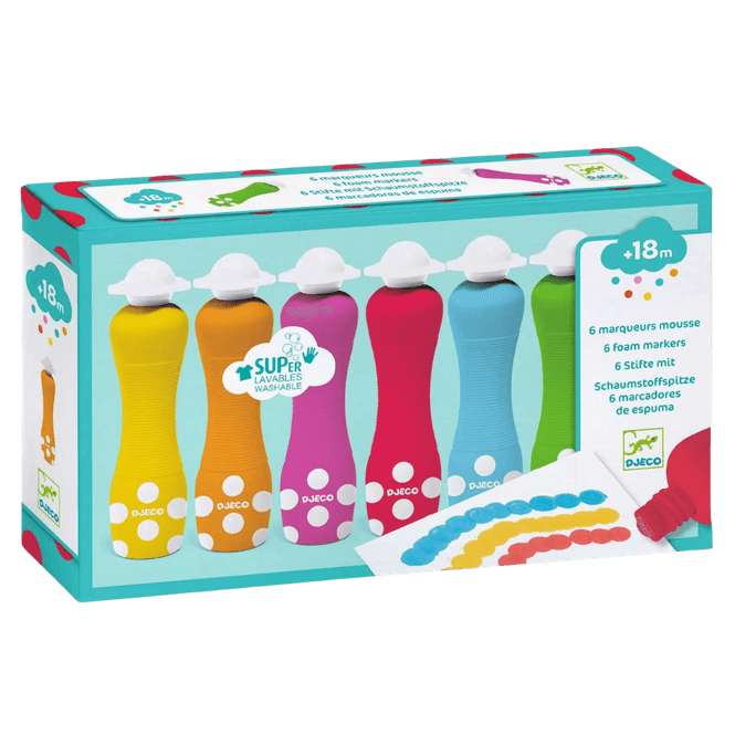 Hovedbilde Skumtusjer med 6 farger