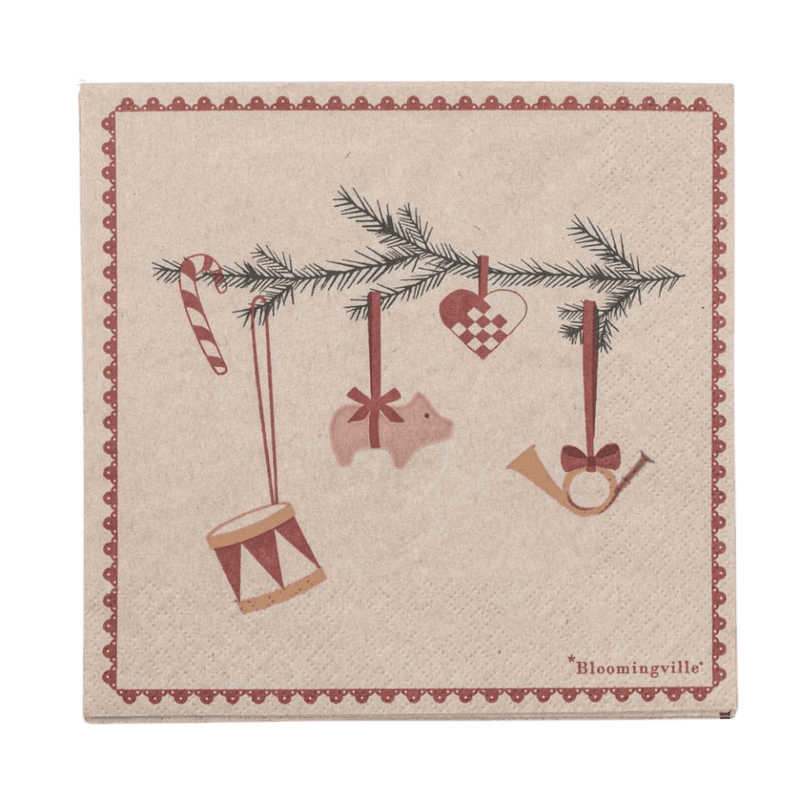 Serviett - julemotiv