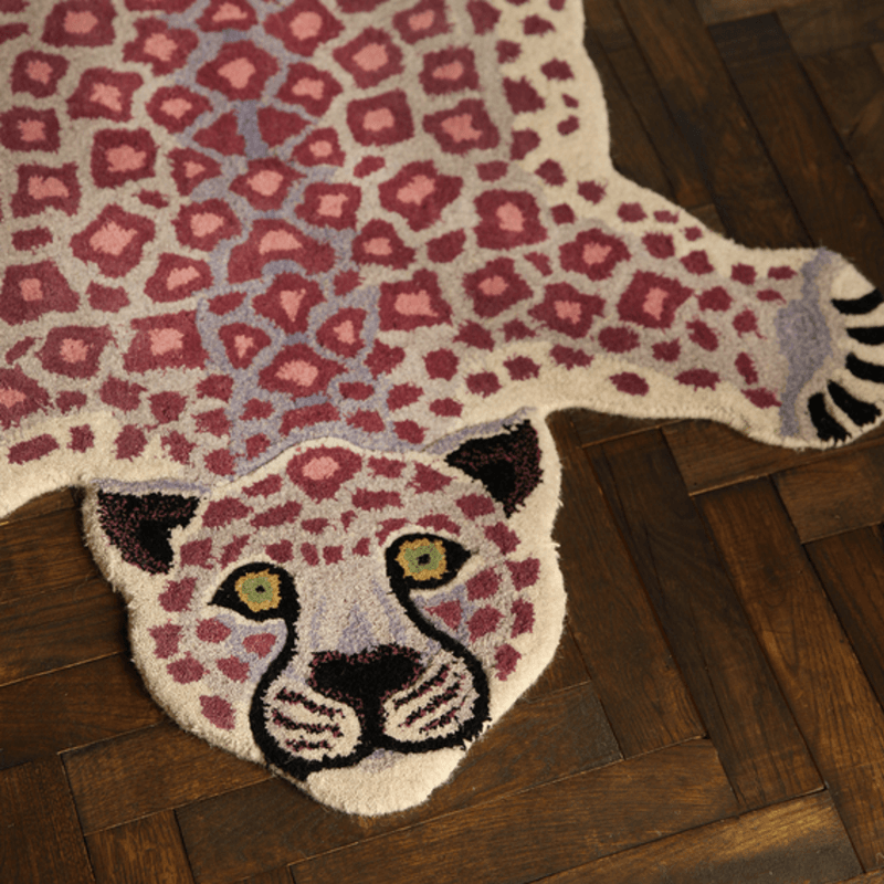 Lilly Leopard Rug Small  