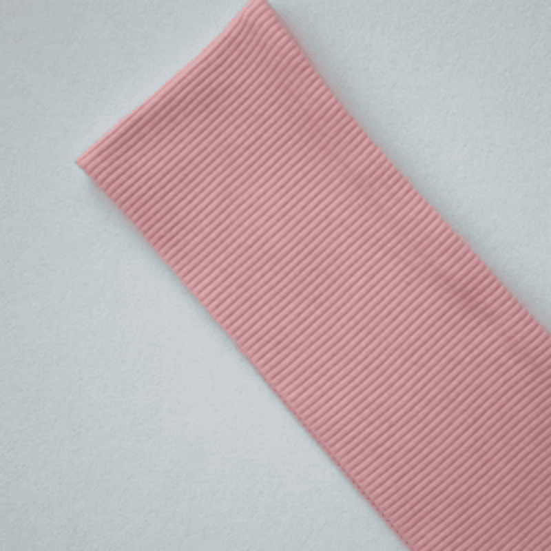 Hårbånd ribbet - rosa