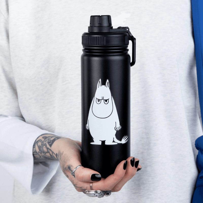 Moomin termo drikkeflaske - Svart