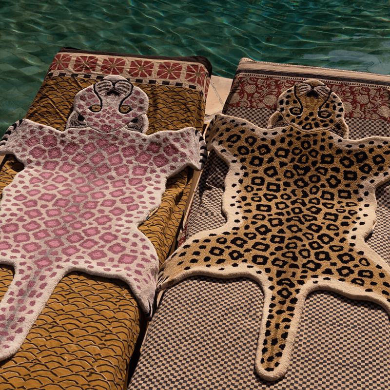 Loony Leopard Rug Large