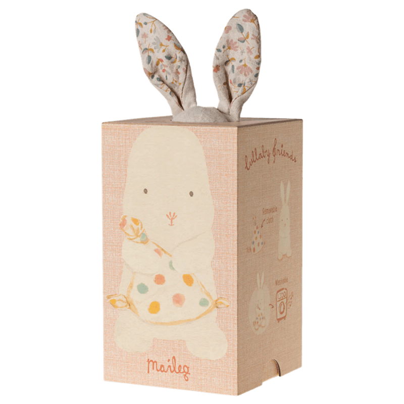 Lullaby Friends - kanin med koseklut - Natural 