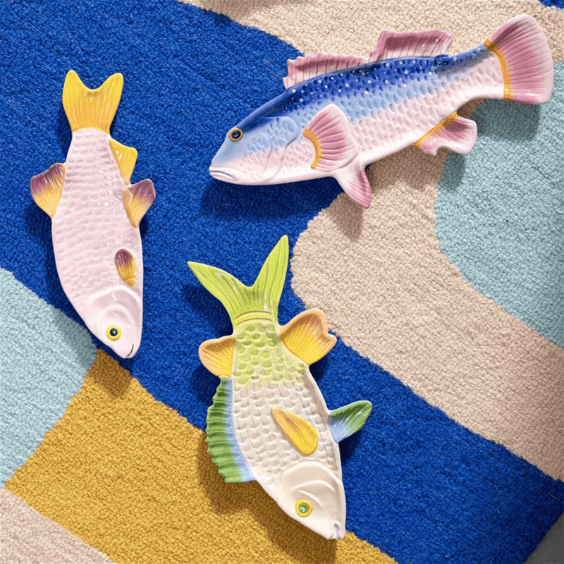 Plate fish perch