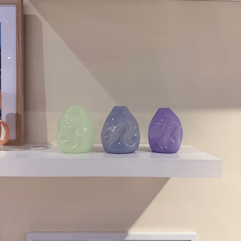 Valk Vase liten Blå II